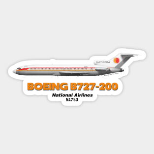 Boeing B727-200 - National Airlines Sticker